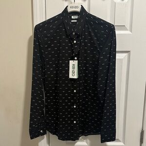 Kenzo Black Shirt with Eye Design